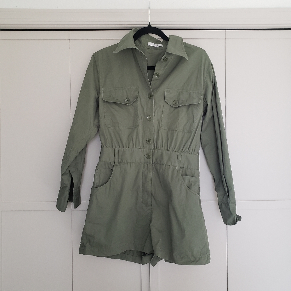 Tibi Olive Green Jumpsuit